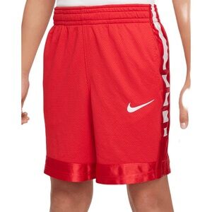 NEW NIKE DRI-FIT ELITE BASKETBALL SHORTS - UNIVERSITY RED/WHITE BOYS' Youth XL